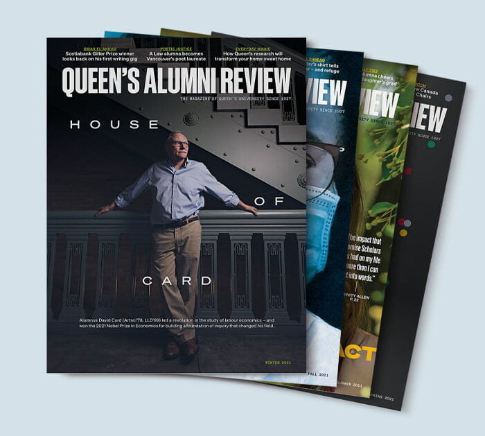 Congrats to the Queen’s Alumni Review