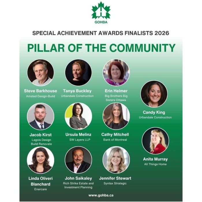 I’ve been nominated for my housing industry contributions