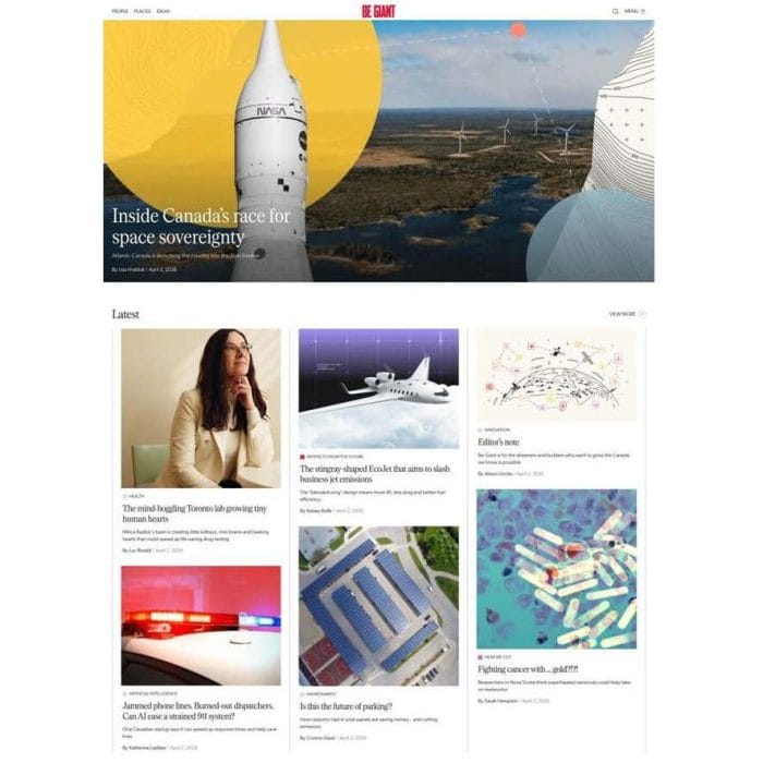 New media outlet aims to Be Giant