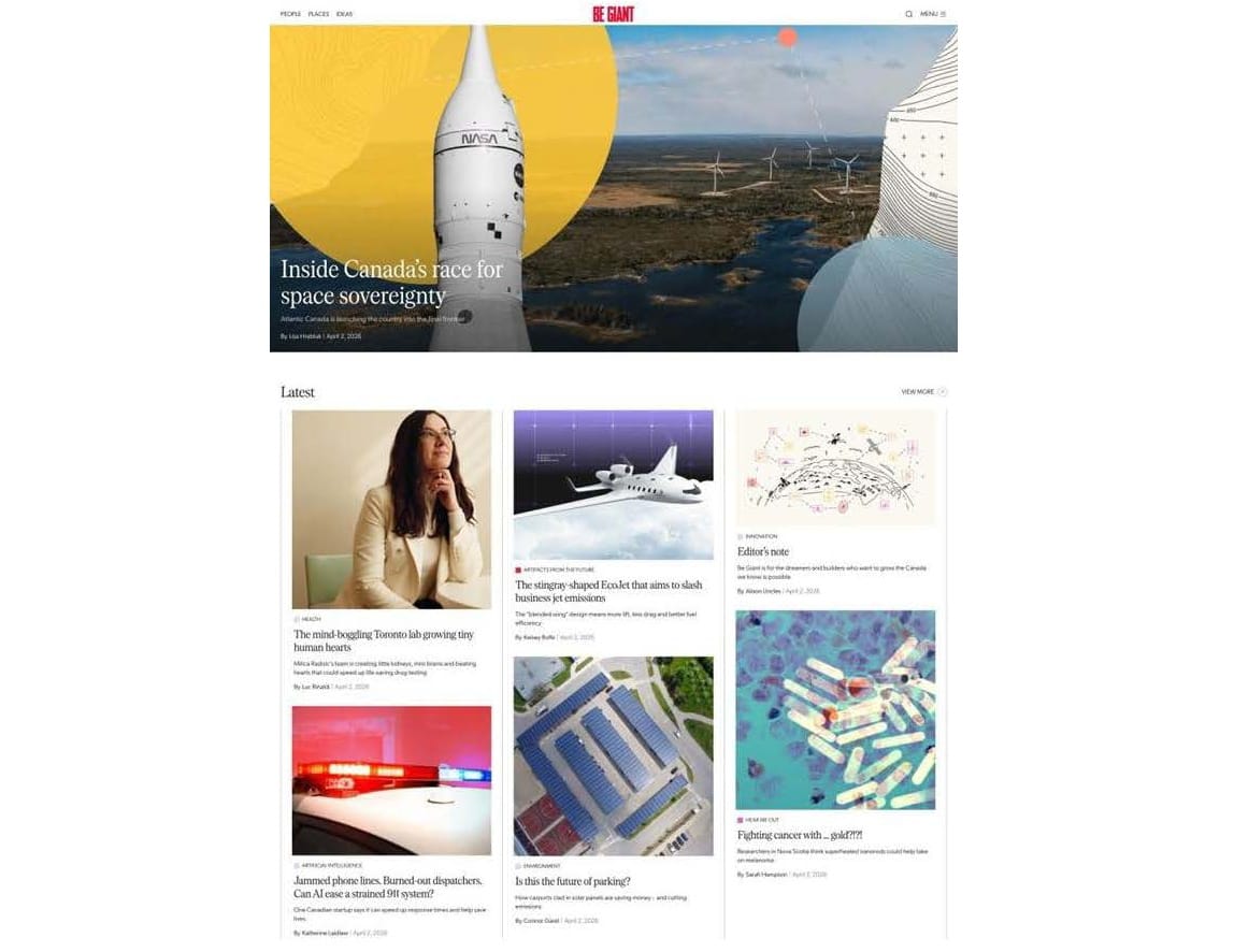 New media outlet aims to Be Giant